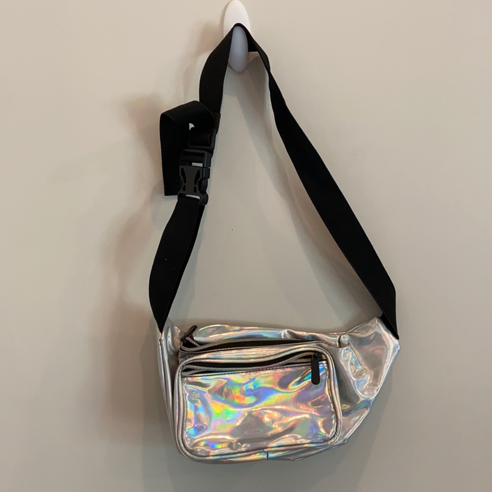 Iridescent fanny pack